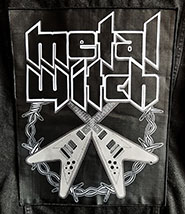METAL WITCH backpatch